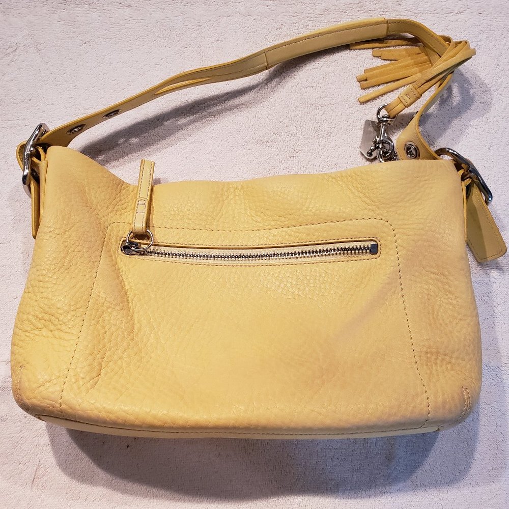 Coach Small Yellow Shoulder Bag